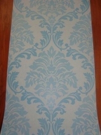 klassiek en trends blauw barok behang xx07