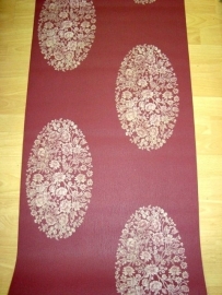 rood beige bloemen vlies behang 42052-30