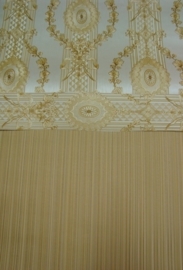 behang hermitage goud wit vinyl behang 140