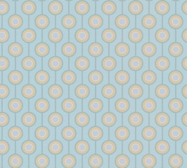 Retro chic behang as creation