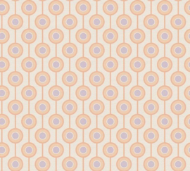 Retro chic behang as creation