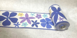 Rand botanisch blauwe klaver bloesem Ribbon bloem  Delphinium
