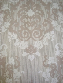 beige bruin barok vlies 3d behang 20