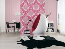 fijn streepjes bling bling glitter behang A.S. Création Tapete 30493-3