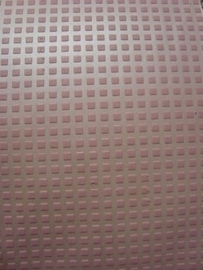 roze ruitjes blokjes behang vinyl 