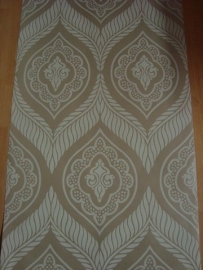 barok behang vinyl creme wit 110 ,,