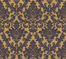 Zwart goud behang 36095-5