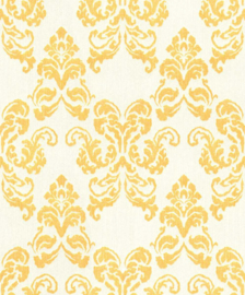 geel barok behang glitter 072142