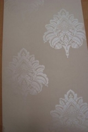 creme modern barok behang xx946