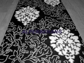 zwart grijs barok 3d behang xx24