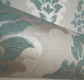 Barok Behang Blauw 4792-08 – Vliesbehang Klassiek