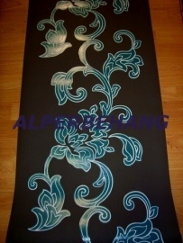 grijs blauw takken glim vinyl behang xx169