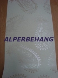 creme beige retro behang xx25