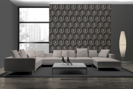 Dutch Wallcoverings Kinetic J407-09 Retro 3d behang