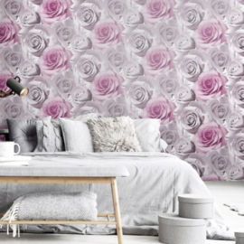 Engelse Bloemen behang 165550