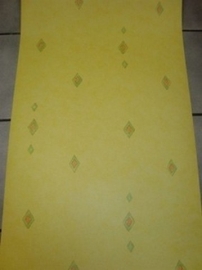 geel groen behang xx939