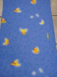 blauw geel beertjes en manen behang xx941