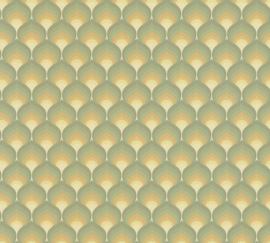 Retro chic behang as creation 39538-1