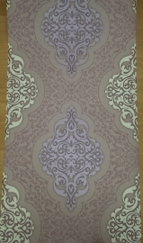 eijjffinger behang barok vinyl paars creme trendy retro