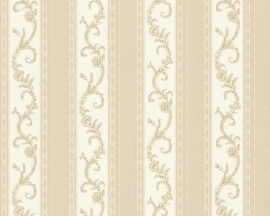 franse bloemen vinyl satijn behang chateau as-54