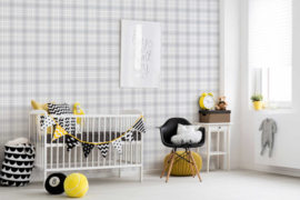 Scotch ruiten behang 38122-1