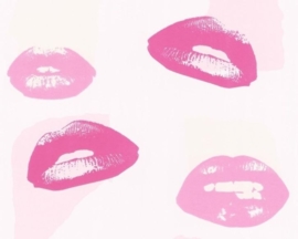 Vlies behang Lips Lippen lipstick 2530-19