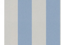 Blauw Strepen vlies Beige, Blauw x2