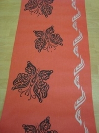 rood zwart vlinders behang xx912
