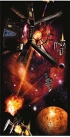 jongens behang zwart spaceship stoer behang 09