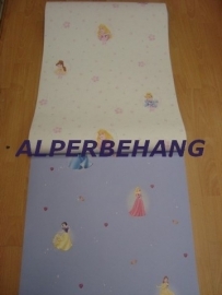 wit of paars princessen disney meisjes behang xx13
