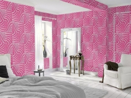 Rasch Pop Skin behang 498523 Zebra