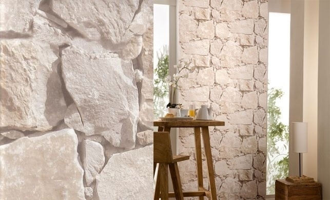 Downtown Vestiging vocaal REALITY STONES natuursteen steen behang 11103807 | 3D behang |  Behangwebsite.nl