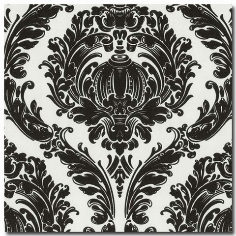 lavendel Schrijfmachine Rusland barok behang vlies zwart wit 24 velours | Barok behang | Behangwebsite.nl
