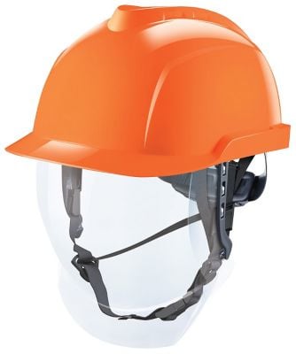 Msa V Gard 950 Non Vented Protective Cap Per 12 Pieces Color Orange Only Per 12 Pieces Optional Stickers No Stickers Msa Industrial Helmets Msa Safety Shop
