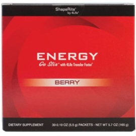 4Life Transfer Factor Energy Go Stick Berry 30 stuks