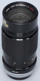 Canon FD 200 mm f 4 SSC