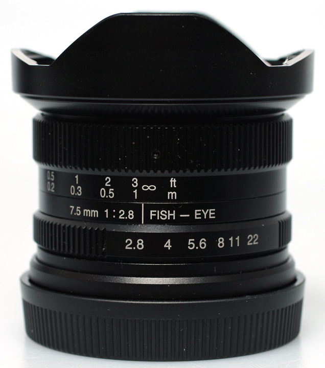 7Artisan f2.8 - 7,5mm fisheye ( Canon EOS-M )