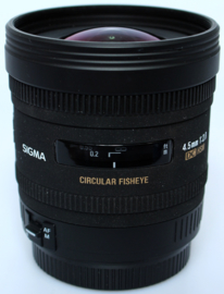 Sigma 4,5mm f2,8 Fisheye ( circulair ) DC HSM