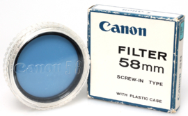 Canon 58mm blauwfilter CCB8