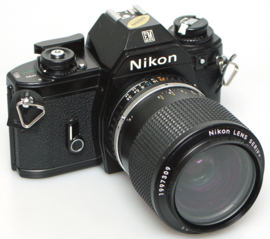 Nikon EM body + 36-72mm zoomlens