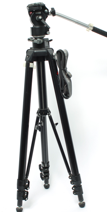 Manfrotto 075 b + 136fluit kop