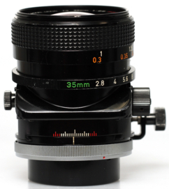 Canon FD 35mm f2,8 SSC tilt / shift