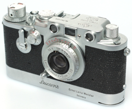 Leica III-F + 5cm f3,5 Elmar "Red Dial"