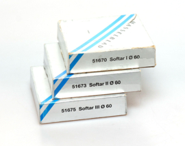 Hasselblad Carl Zeiss Softar Bajonet 60   nr.1,2 en 3