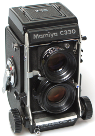 Mamiya C330 S 80mm f2,8 blue-dot