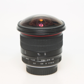 Meike APS-C (Nikon digitaal) f3.5 - 8mm fisheye