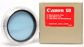 Canon 58mm blauwfilter CCB4