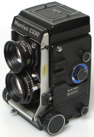 Mamiya C330 S 80mm f2,8 blue-dot