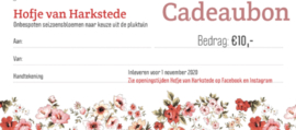 Cadeaubon plukbloemen