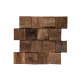 Wood panels07 10×10 interlock natural
